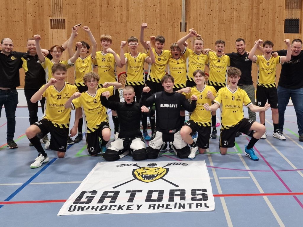 Saisonrückblick U16 B Unihockey Rheintal Gators